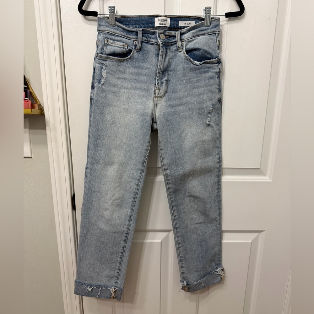 Kensie Faded Blue Jeans